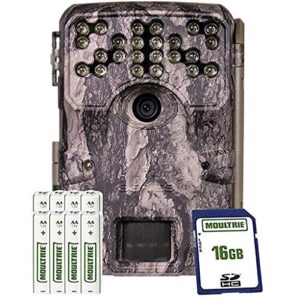 moultrie a900i bundle trail camera (2020) | batteries | 16 mb sd card | moultrie pine bark (mcg-14002)