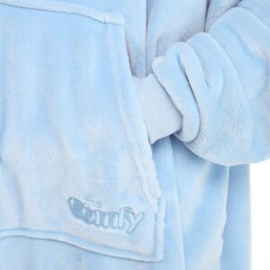 THE COMFY Dream | Oversized Light Microfiber Wearable Blanket, Seen on Shark Tank, One Size Fits All, (Sky Blue)