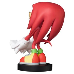 Exquisite Gaming: SEGA: Knuckles - Original Mobile Phone & Gaming Controller Holder, Device Stand, Cable Guys, Sonic The Hedgehog Licensed Figure