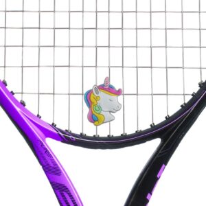 Racket Expressions, Tennis Shock Absorber, Tennis Racket Dampener for Adults & Kids Tennis Racket Accessories, Tennis Vibration Dampeners, Essential Tennis Dampener - Pack of 2 Unicorn