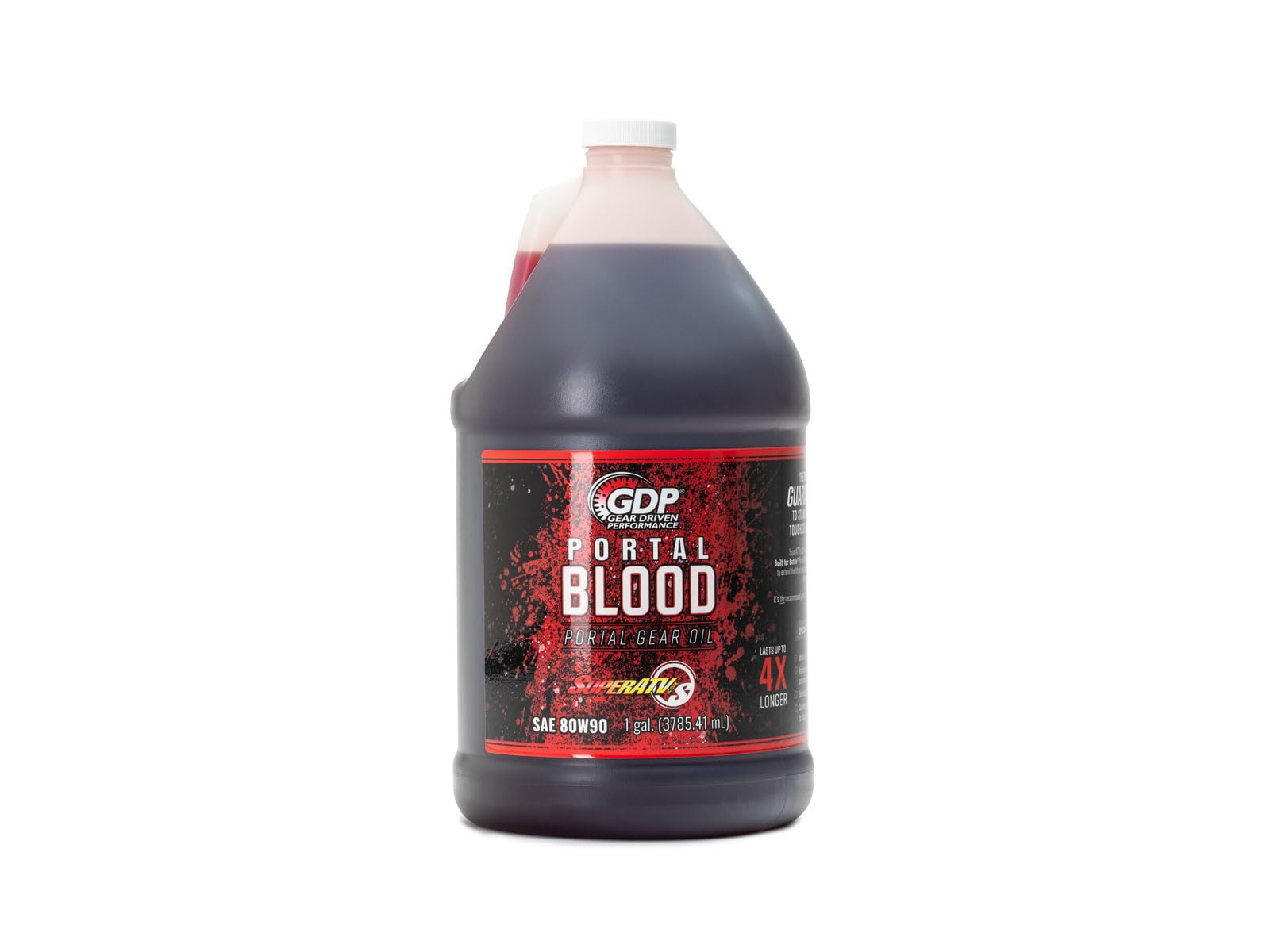 SuperATV.com Portal Blood | High Performance Portal Gear Oil | Designed for UTV/ATV Portal Gear Lifts | Lasts up to 4 Times Longer Than Other Gear Oil | One 32 OZ Bottle | Lowers Operating Temperature