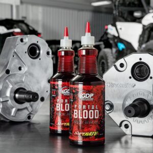 SuperATV.com Portal Blood | High Performance Portal Gear Oil | Designed for UTV/ATV Portal Gear Lifts | Lasts up to 4 Times Longer Than Other Gear Oil | One 32 OZ Bottle | Lowers Operating Temperature