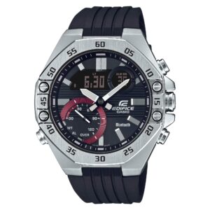 casio edifice full-time smartphone link chronograph mens watch ecb10p-1a