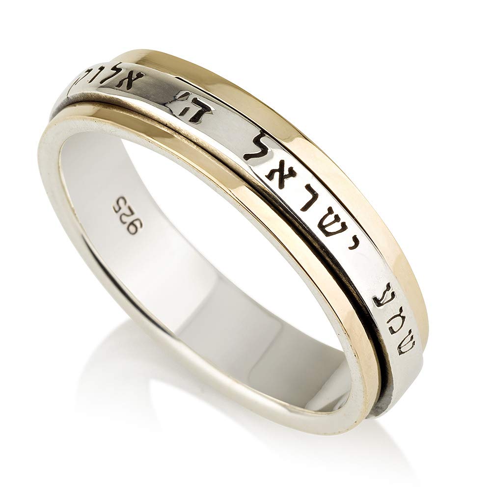 Faith Jewelry Sor600 Silver Combined Gold Rings