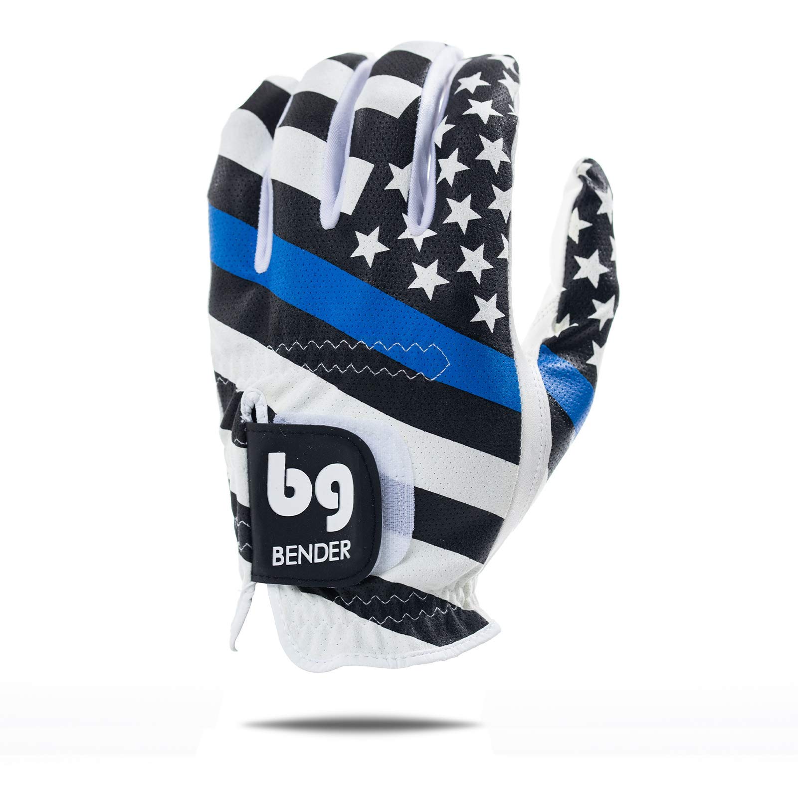 BG Bender Golf Glove | Wear On Left | (Blue Line, Ladies Medium)