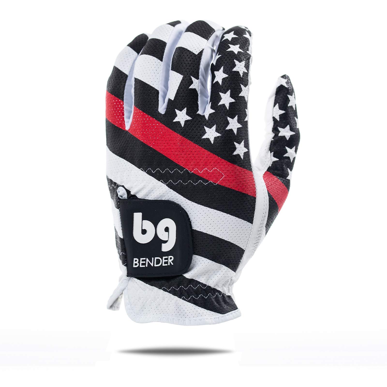 BG Bender Golf Glove | Wear On Left | (Red Line, Mens Small)