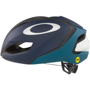 oakley aro5 men's mtb cycling helmet - navy/balsam/small