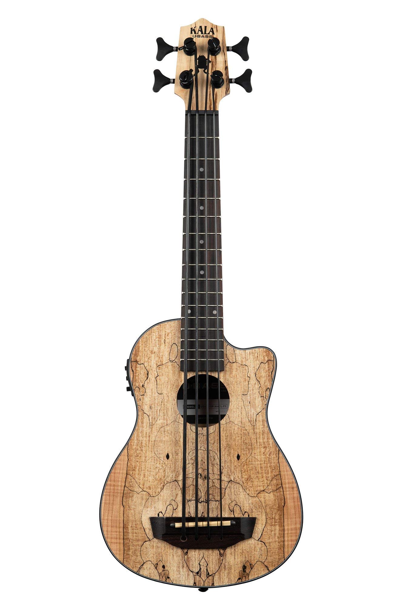 Kala Brand Music Co., 4-String Ukulele, Right, Natural, Ubass SP-MAPL-FS