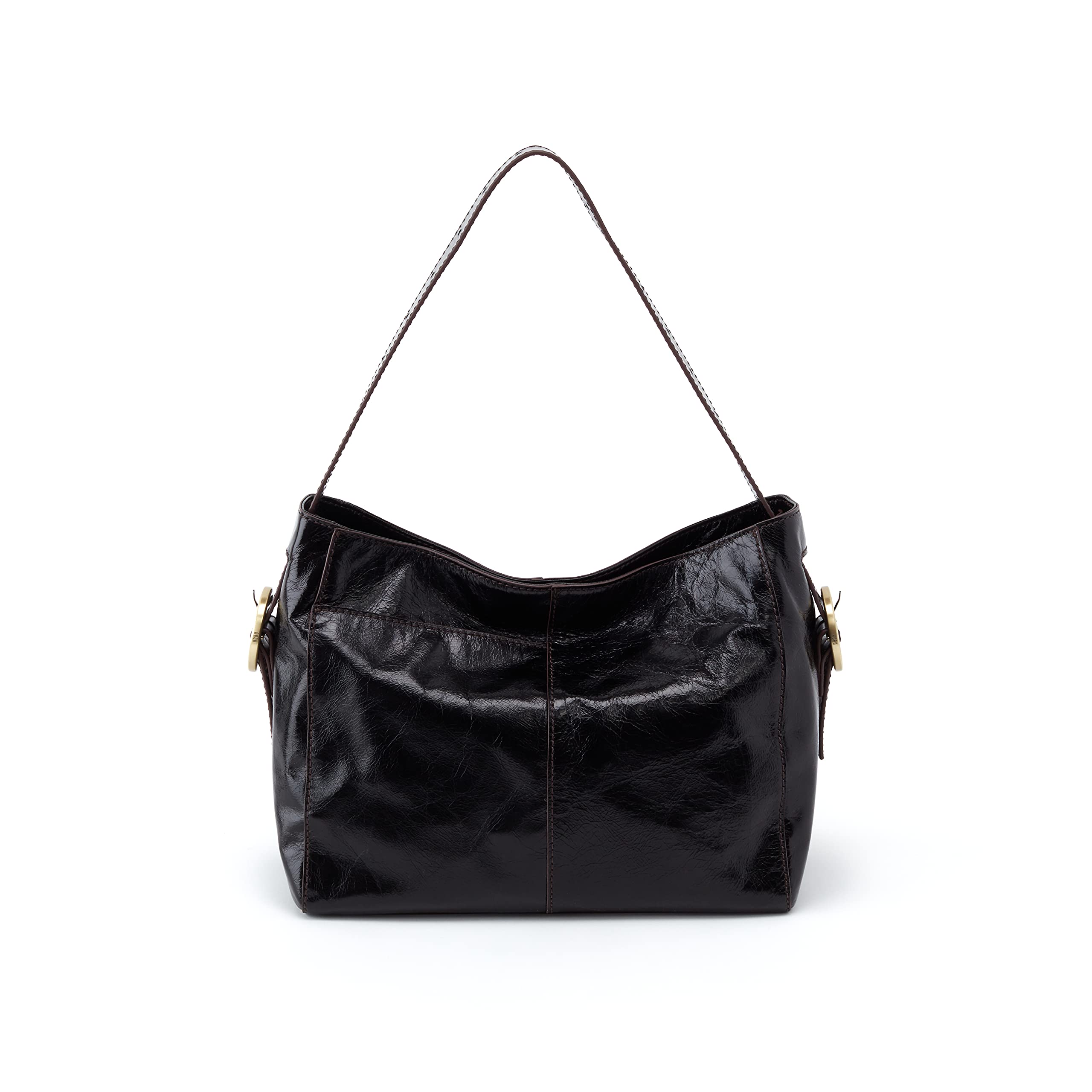 HOBO Render Leather Shoulder Bag for Women, Black