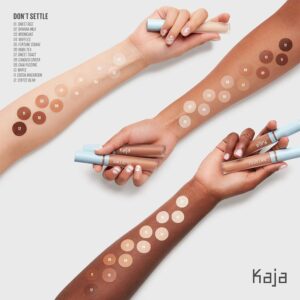 Kaja Liquid Concealer - Don't Settle | Buildable, Lightweight, Light-to-medium Coverage, Color-correcting, 06 Boba Tea, 0.21 Oz