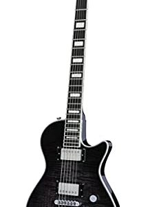 Hagstrom 6 String Solid-Body Electric Guitar, Right, Dark Storm (ULMAX-DSM)