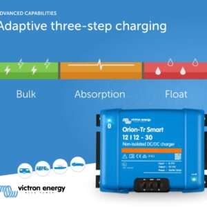 Victron Energy Orion-Tr Smart 12/12-Volt 30 amp 360-Watt DC-DC Charger Non-Isolated (Bluetooth)