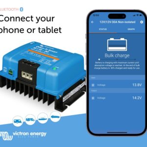 Victron Energy Orion-Tr Smart 12/12-Volt 30 amp 360-Watt DC-DC Charger Non-Isolated (Bluetooth)