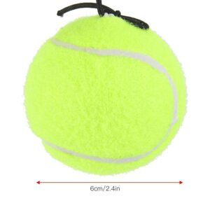 Tennis Ball, YOUTHINK Tennis Training Ball Rebound Ball with 4M Elastic Rubber String Single Practice Tennis Ball for Tennis Trainer Single Player Practice