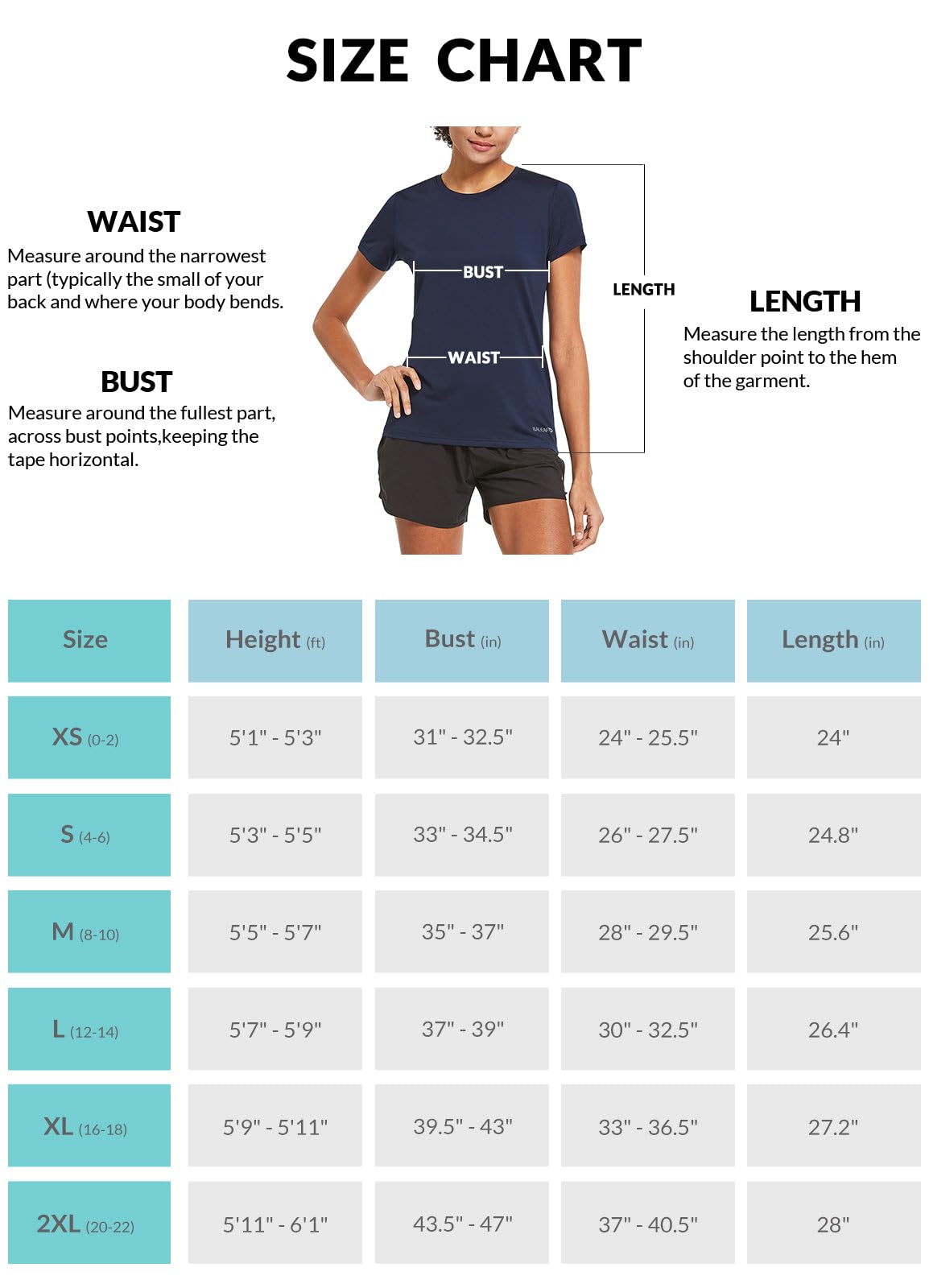 BALEAF Women's Short Sleeve Running Workout Shirts Athletic Tops Lightweight Quick Dry Training Yoga Crewneck Navy L