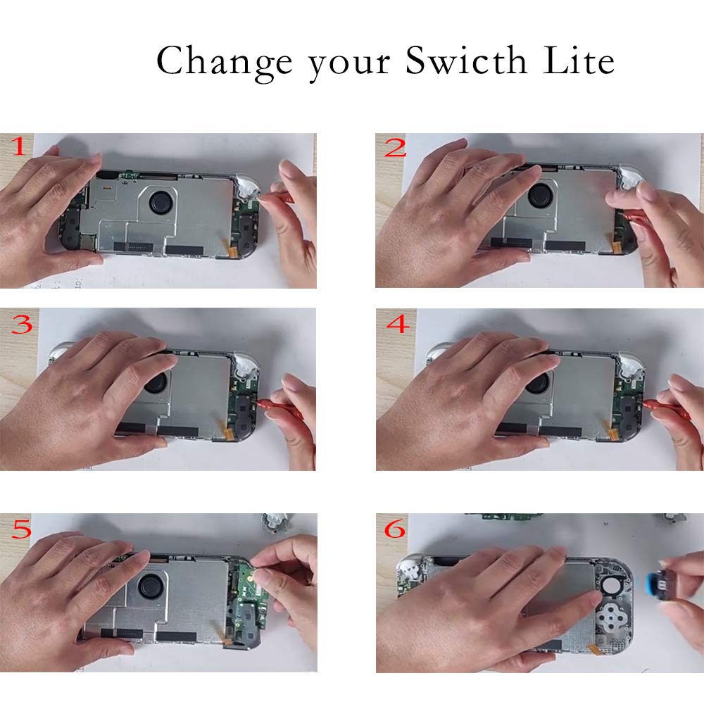 Replacement Joystick for Nintendo Switch lite, Repair Joystick Replacement Tool Kit for Switch lite and Nintendo Joycon Controller