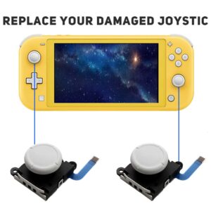 Replacement Joystick for Nintendo Switch lite, Repair Joystick Replacement Tool Kit for Switch lite and Nintendo Joycon Controller