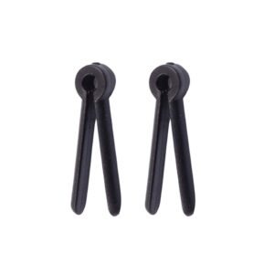 garneck 2pcs peep sight archery accessory bow tube silicon tubing install peep sight arrow peephole holder (black)