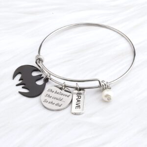 TIIMG Bracelet Jewelry For Woman Girlfriend(she believe batman)