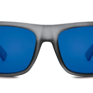 Kaenon Mens Burnet Mid Sunglasses - Matte Carbon Black | Ultra Pacific Blue