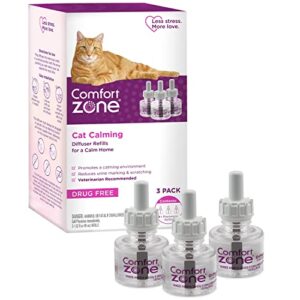 comfort zone cat calming refills: 3 pack