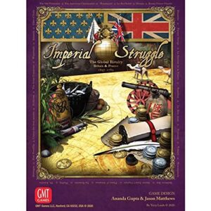 imperial struggle – board game by gmt games 2 players – board games for family – 120-240 minutes of gameplay – games for game night – teens and adults ages 14+ - english version