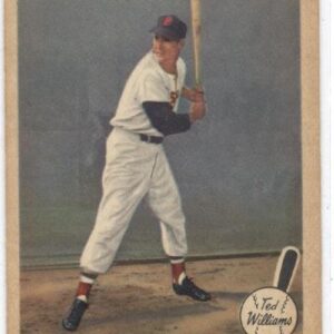 1959 Fleer Ted Williams #50 March 1954 Spring Injury Boston Red Sox MLB Baseball Card VG/EX Very Good/Excellent