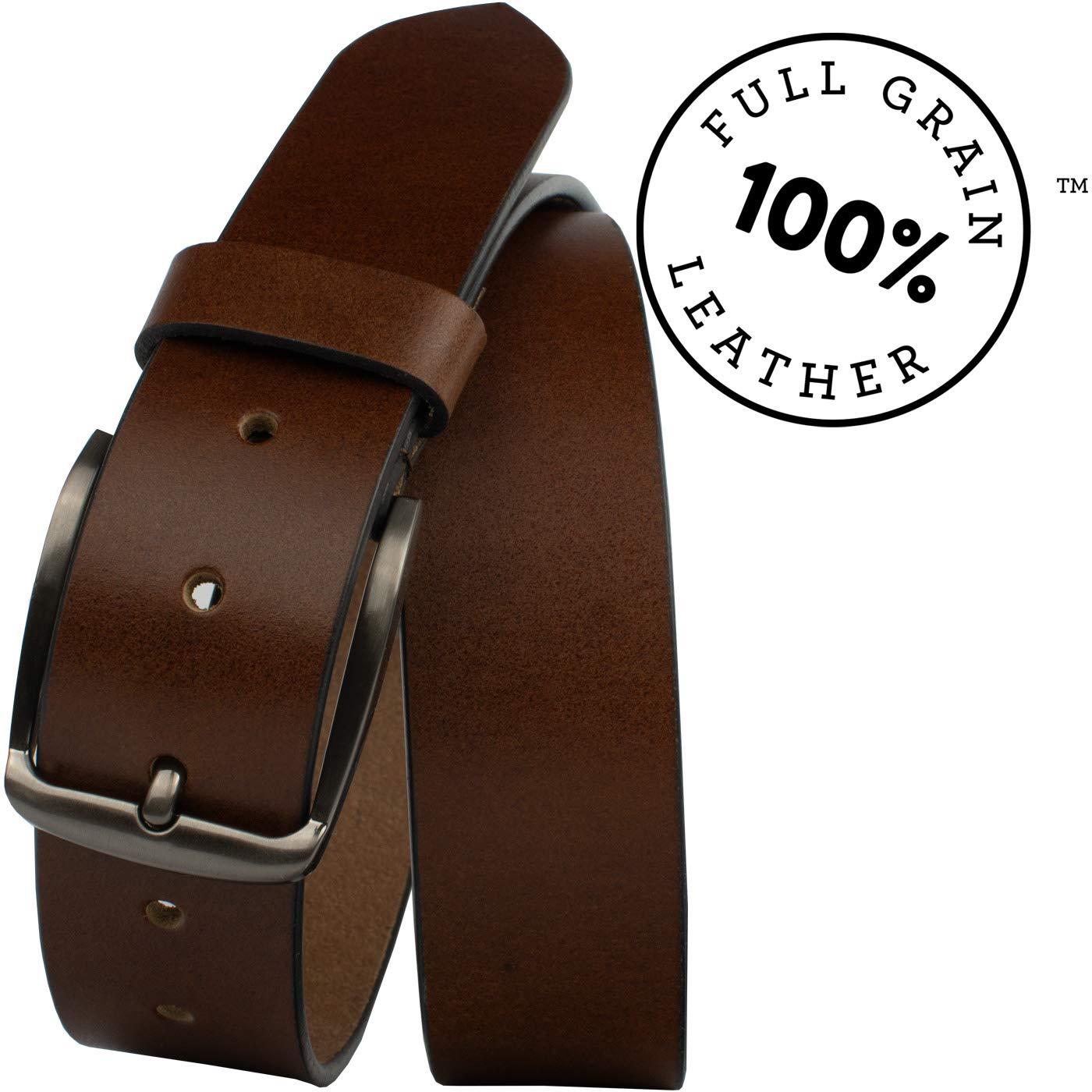 Nickel Zero Millennial Brown Belt (32")