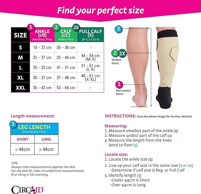 CircAid juxtalite HD lower leg system long XL