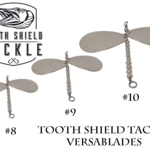 Tooth Shield Tackle Musky VersaBlade 3 Pack Muskie Pike Inline Spinner Musky Lures Baits Tackle Spinners