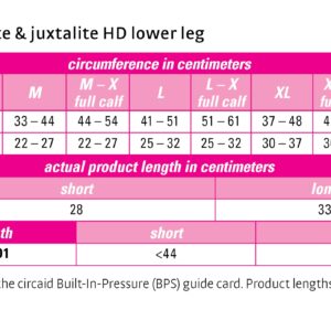 CircAid Juxtalite Lower Leg System Designed for Compression and Easy Use - Medium (Full Calf)/ Long