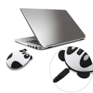 Rechargeable Mouse, 2.4GHz Optical Panda Computer Mouse Quiet Ergonomic USB Cartoon Computer Mouse for Win/OS X/Linux/Andriod/iOS