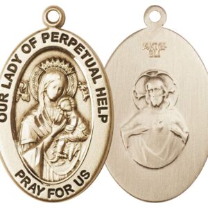 Bonyak Jewelry 14kt Gold Filled Our Lady of Perpetual Help Pendant