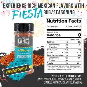 Lane's Fiesta Taco Seasoning Mix, All-Natural Keto Taco Seasoning, Chicken Taco Seasoning Mild, No MSG, Gluten Free Taco Seasoning Mix, 4.0 Oz