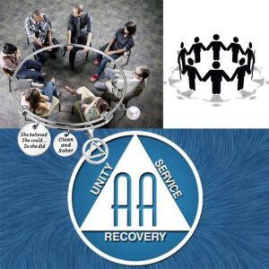 BLEOUK Alcoholics Anonymous Recovery Gift AA Gift Forever Grateful I’m Not Dead Addiction Recovery Gift Sobriety Gifts Celebrate Sobriety Birthday Anniversary