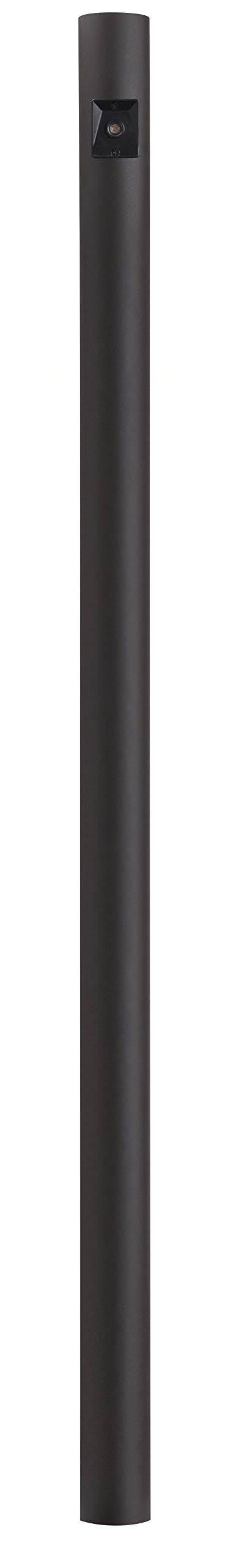 Solus SP7-320NCA-BZ 7' Outdoor Direct Burial Lamp Post with Dusk to Dawn Photo Sensor, Fits 3" Post Top Fixtures, Includes Inlet Hole, Easy to Install, Corrosion & Weather Resistant, Bronze