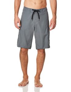 quiksilver mens manic 22 inch length cargo pocket boardshort swim trunks, iron gate, 34 us