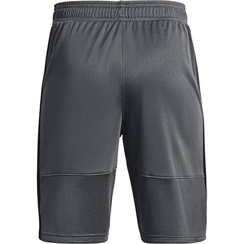 Under Armour Boys' Stunt 3.0 Shorts , Pitch Gray (012)/Mod Gray , Youth Medium