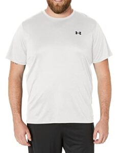 under armour mens training vent 2.0 short-sleeve t-shirt , white (100)/black , large