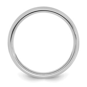 IceCarats 925 Sterling Silver 3mm Comfort Fit Plain Classic Wedding Band Ring Size 7.00