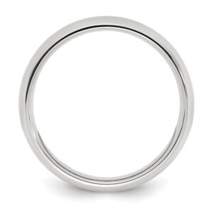 IceCarats 925 Sterling Silver 3mm Comfort Fit Plain Classic Wedding Band Ring Size 7.00