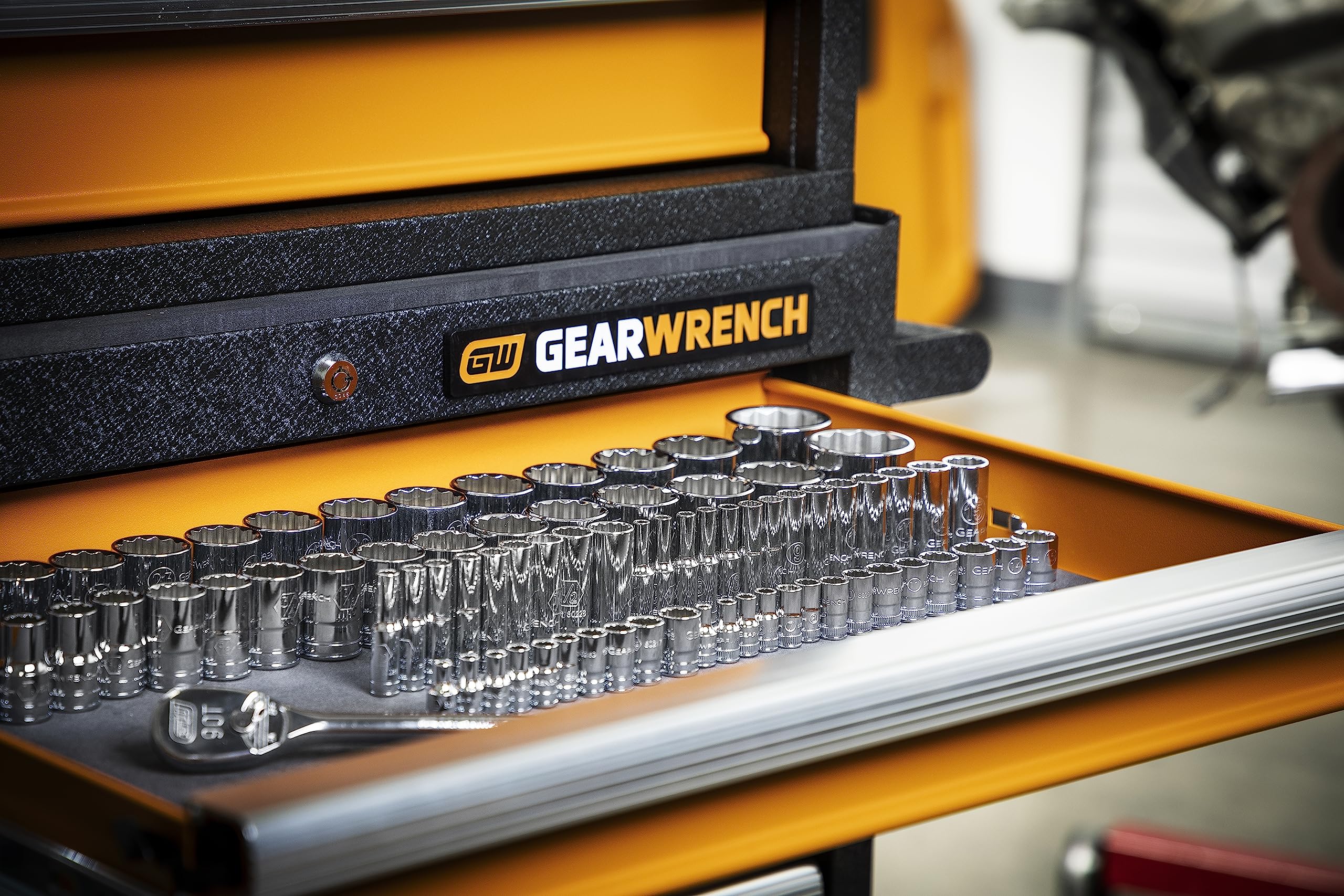 GEARWRENCH 163 Piece Chrome Socket SET | 6 Point | SAE & MM | 89073