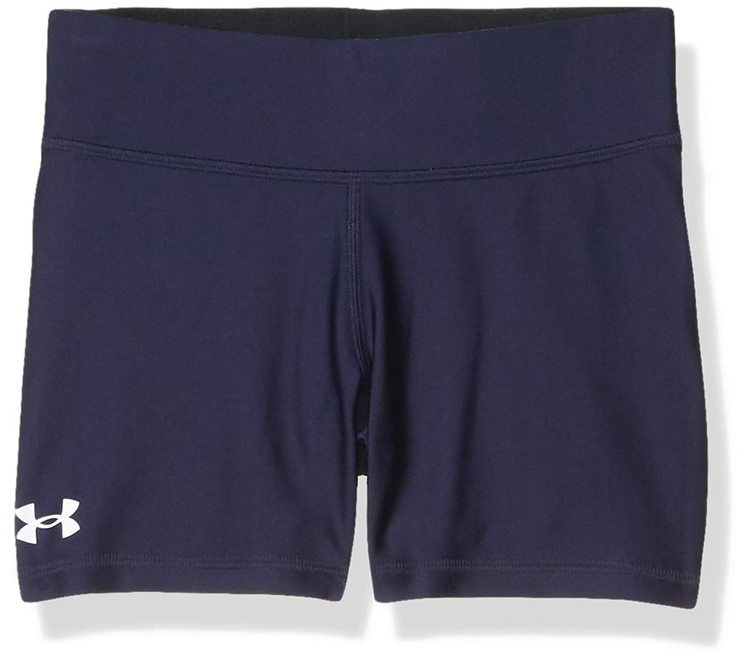 Under Armour Team Shorty 4, Midnight Navy/White, Youth Small