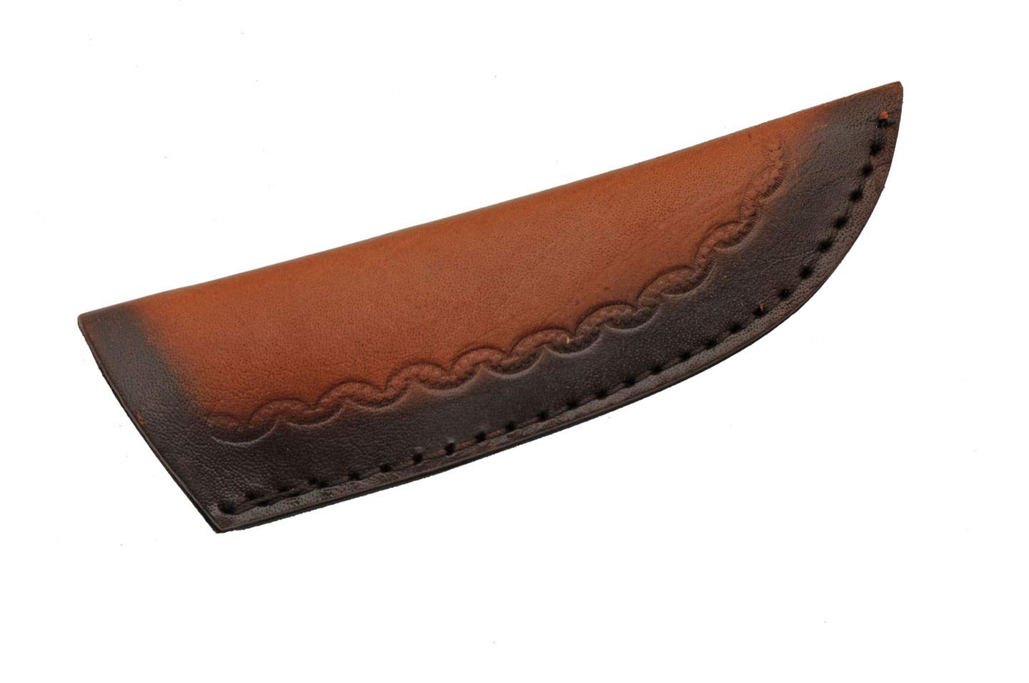 Rite Edge Hunting Knife | Birdwing Full Tang Skinner Buffalo Horn Handle + Leather Sheath