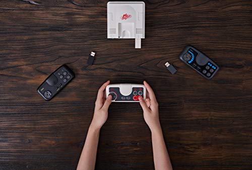 8Bitdo PCE 2.4G Wireless Gamepad for PC Engine Mini, PC Engine CoreGrafx Mini, TurboGrafx-16 Mini & Nintendo Switch (PCE Edition)