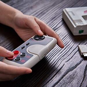 8Bitdo PCE 2.4G Wireless Gamepad for PC Engine Mini, PC Engine CoreGrafx Mini, TurboGrafx-16 Mini & Nintendo Switch (PCE Edition)