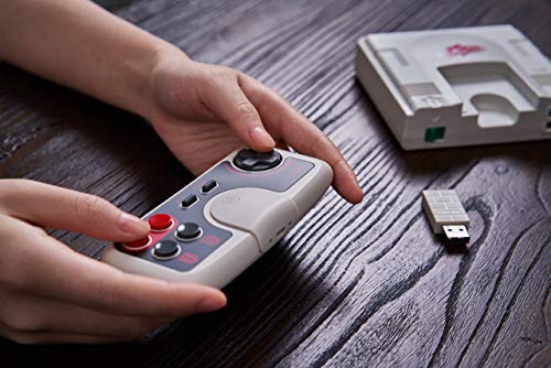 8Bitdo PCE 2.4G Wireless Gamepad for PC Engine Mini, PC Engine CoreGrafx Mini, TurboGrafx-16 Mini & Nintendo Switch (PCE Edition)