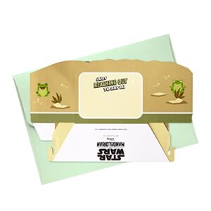 Hallmark Star Wars Pop Up Birthday Card (Baby Yoda), May the 4th Paper Wonder 3D Card