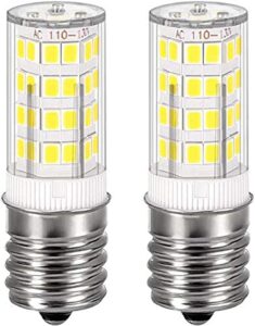 szhzbzw e17 led bulb kei 125v 40w equivalent microwave oven light appliance bulbs non-dimmable daylight white 6000k 2 pack