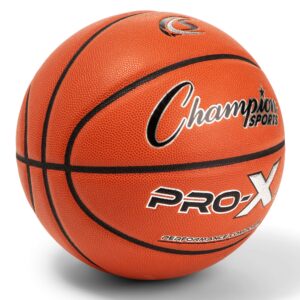 Champion Sports Pro-X Composite Microfiber Basketball - Intermediate Size 6 - 28.5"